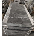 Intercambiadores de calor de barras de placas de aluminio para soldadura fuerte